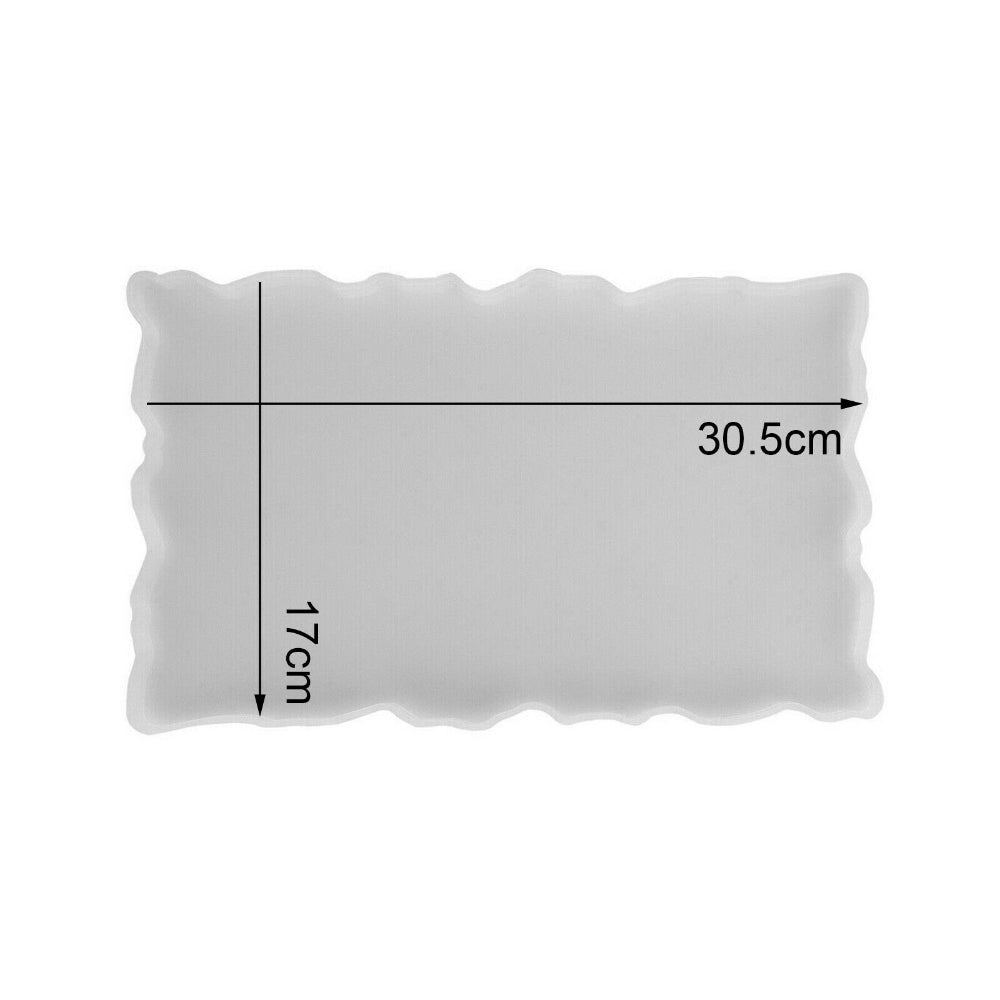 Large Safe Silicone Tray Mould Artist Mold Irregular Coaster Resin Craft Art DIY V201-EZ1169970A1