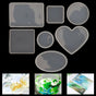 18pcs Coaster Cup Mat Mold Round Silicone Mould Kit for Craft?DIY Epoxy Resin V201-EZ1170890A1