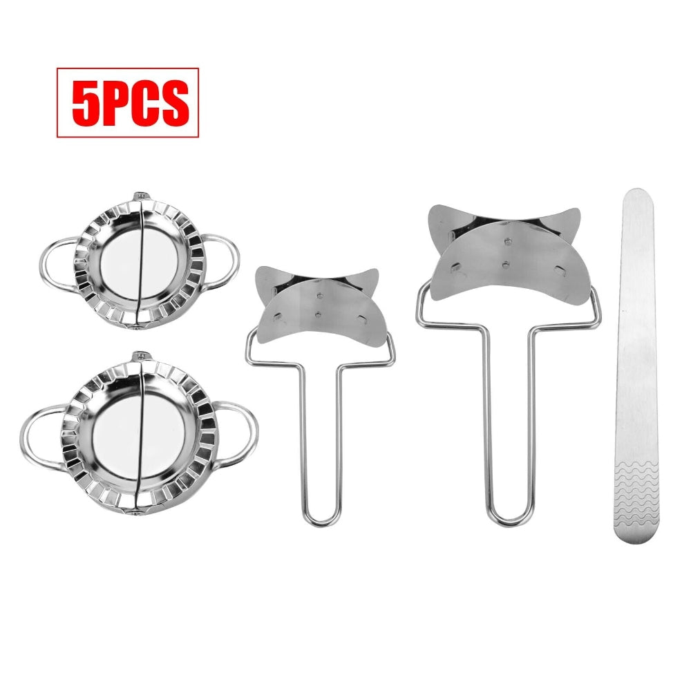 Dumpling Maker Set Stainless Steel Dough Press Making Mold Mould Tool AU V201-EZ1171966A1