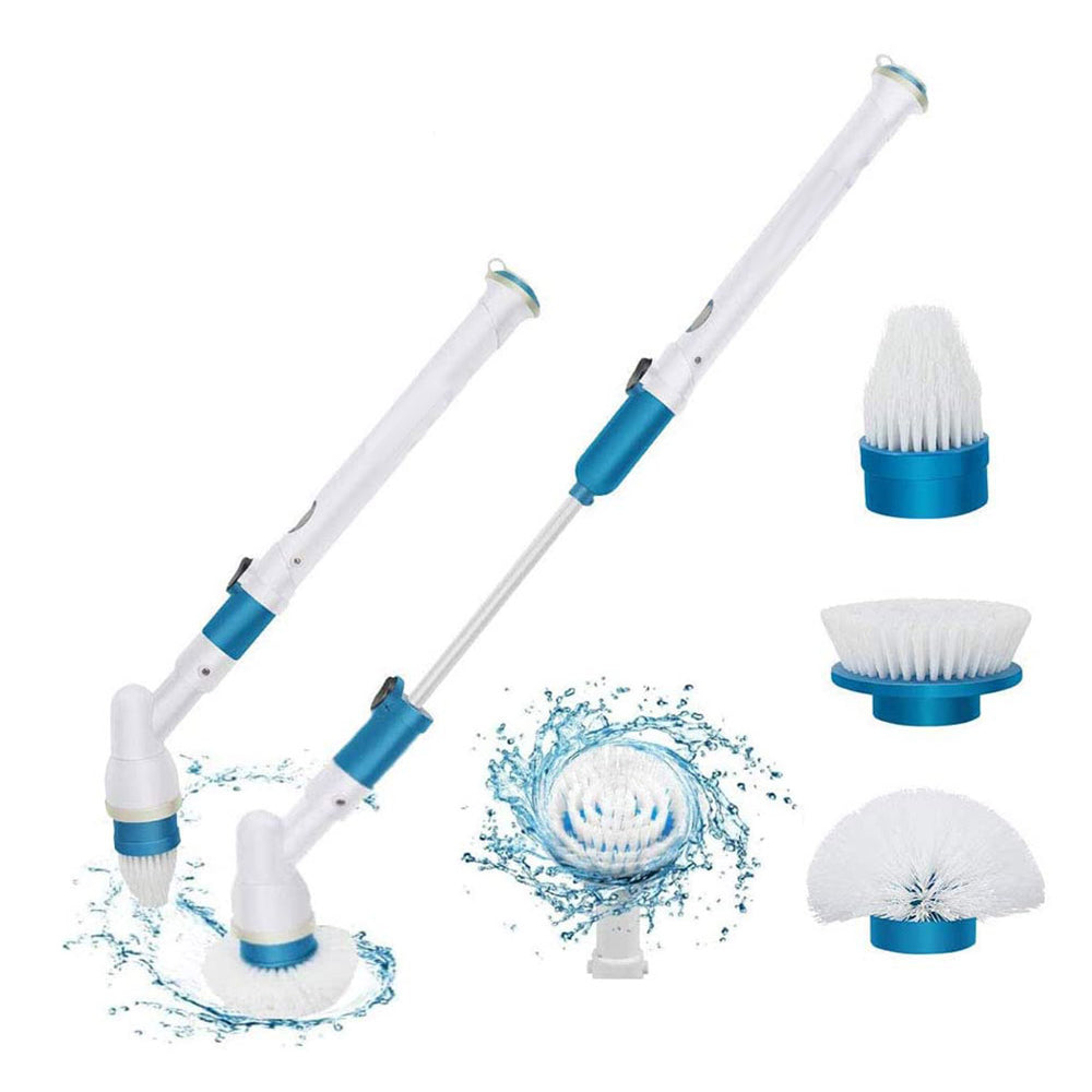 Electric Cordless Spin Scrubber Super Power Scrubber Turbo Scrub Clean Brush V201-FAZ0120DB8AU