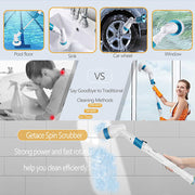 Electric Cordless Spin Scrubber Super Power Scrubber Turbo Scrub Clean Brush V201-FAZ0120DB8AU