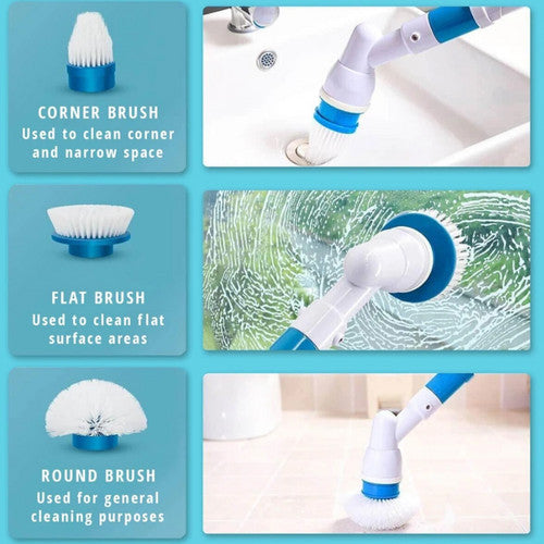 10PCS Rechargeable Spin Scrubber Electric Turbo Scrub Cleaning Brush Cordless Kit V201-FAZ0120DB8AUX10