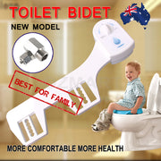 Toilet Bidet Seat Hygiene Water Wash Clean Unisex Easy Attachment Dual Nozzles V201-FAZ0181008AU