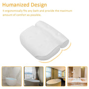 3D Spa Mesh Bath Pillow Neck Back Support Bathtub Tub Cushions V201-FAZ0230WH8AU