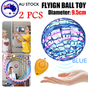 2pcs BLUE Flying Ball Mini Hand UFO Toys Drone Helicopter Hover Quadcopter Kids Toys Gifts V201-FAZ0702BU8AUX2