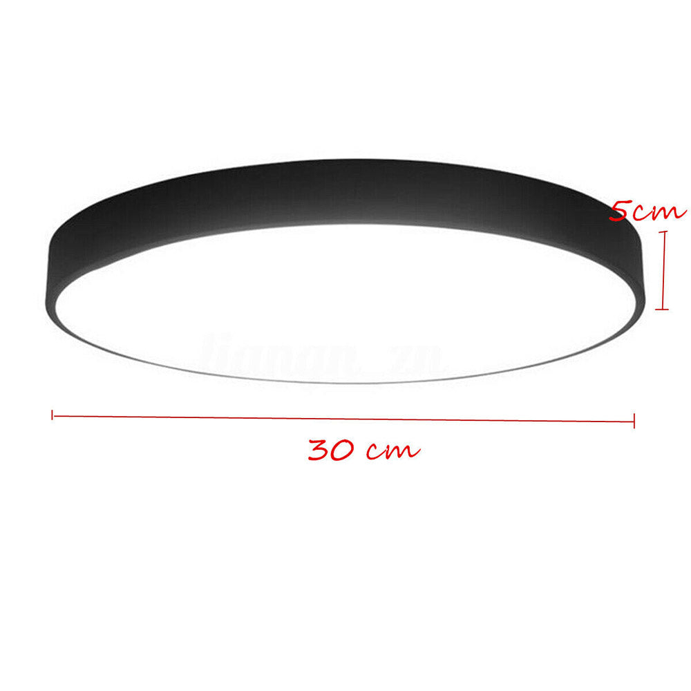 30CM LED Ceiling Light Modern Surface Mount Flush Panel Downlight Ultra-thin V201-FBA0030BL8AU