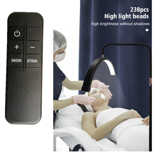 Beauty Half Moon Floor Fill Lamp LED Lash Light for Tattoo Salon Eyelash Makeup V201-FBA2436BL8AU