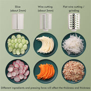 Kitchen Vegetable Food Manual Rotary Drum Grater Chopper Slicer Fruit Cutter V201-FCA0042GE8AU
