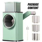 Kitchen Vegetable Food Manual Rotary Drum Grater Chopper Slicer Fruit Cutter V201-FCA0042GE8AU