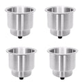 4PCS Stainless Drink Cup Holder Insert for Boat/Car/Truck RV/Camper/Yacht/Sofa V201-FCA0452007AU