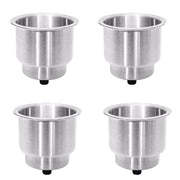 4PCS Stainless Drink Cup Holder Insert for Boat/Car/Truck RV/Camper/Yacht/Sofa V201-FCA0452007AU