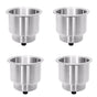 4PCS Stainless Drink Cup Holder Insert for Boat/Car/Truck RV/Camper/Yacht/Sofa V201-FCA0452007AU