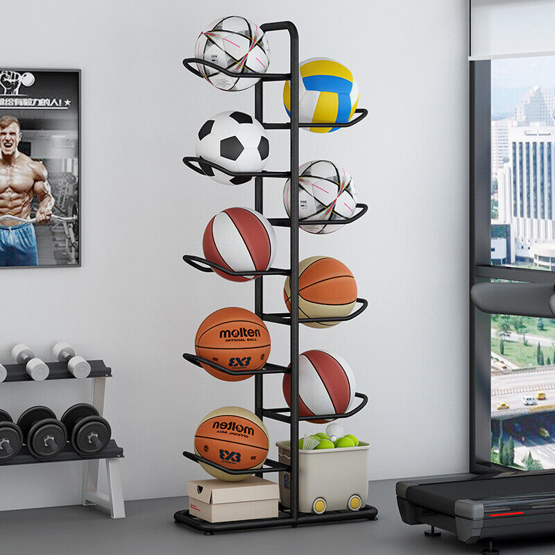 Basketball Soccer Storage Rack Sport Ball Organizer Ball Holder Display Stand V201-FCA7545BL8AU