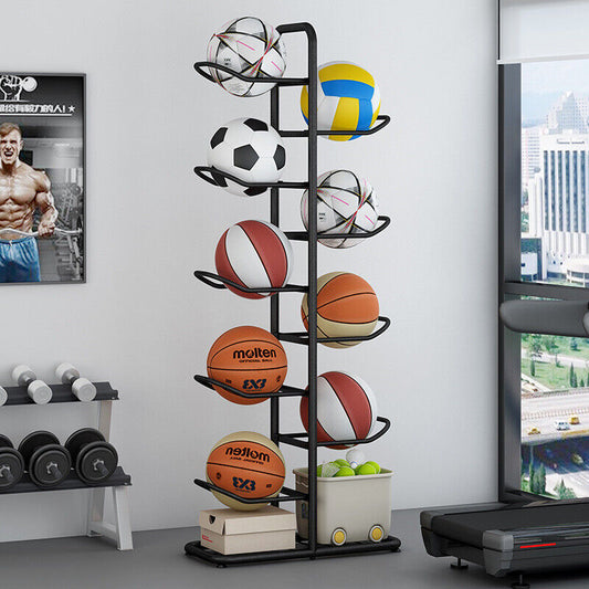 Basketball Soccer Storage Rack Sport Ball Organizer Ball Holder Display Stand V201-FCA7545BL8AU