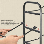 Basketball Soccer Storage Rack Sport Ball Organizer Ball Holder Display Stand V201-FCA7545BL8AU