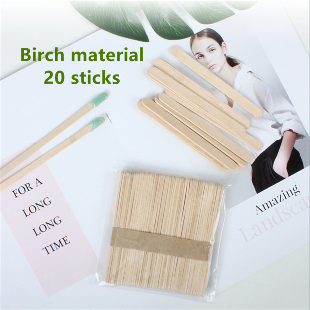 6x100g Hard Wax Beans Remover With 20 Wooden Sticks V201-FDZ0006008AU
