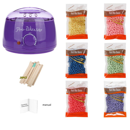 Wax Pot Heater 500ml Hard Wax Bean Removal kit Purple V201-FDZ0006PP8AU
