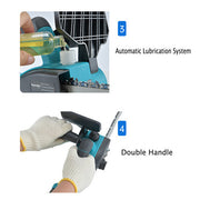 12"inch Cordless Electric Chainsaw + 2 Battery 2 Chain Brushless Wood Cutter Saw V201-FDZ0012BU8AU