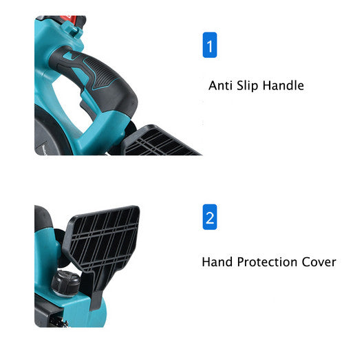 12"inch Cordless Electric Chainsaw + 2 Battery 2 Chain Brushless Wood Cutter Saw V201-FDZ0012BU8AU