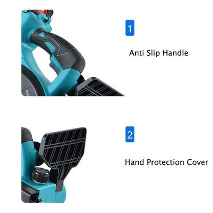 12"inch Cordless Electric Chainsaw + 2 Battery 2 Chain Brushless Wood Cutter Saw V201-FDZ0012BU8AU