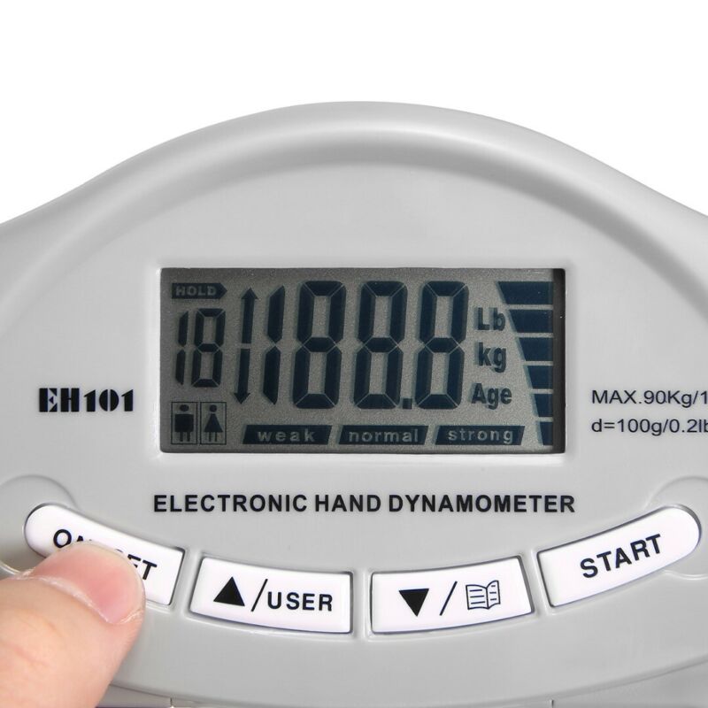 Digital Dynamometer Hand Grip Strength Muscle Tester Electronic Power Measure V201-FDZ0012DG8AU