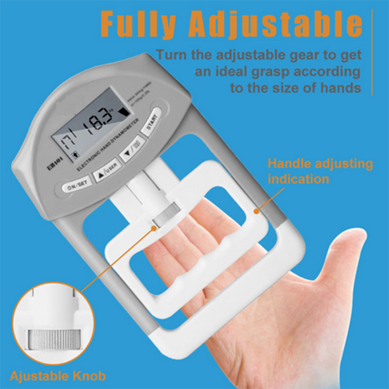 Digital Dynamometer Hand Grip Strength Muscle Tester Electronic Power Measure V201-FDZ0012DG8AU