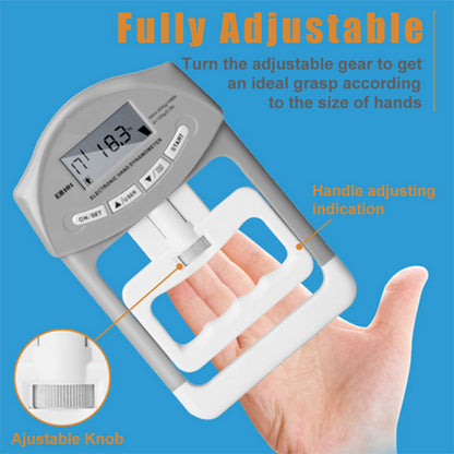 Digital Dynamometer Hand Grip Strength Muscle Tester Electronic Power Measure V201-FDZ0012DG8AU