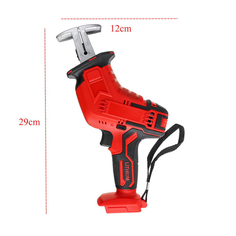 Red Cordless Electric Reciprocating Saw Cutter w+ Blades For Makita Battery V201-FDZ0030RE8AU