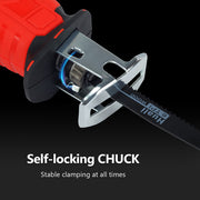 Red Cordless Electric Reciprocating Saw Cutter w+ Blades For Makita Battery V201-FDZ0030RE8AU