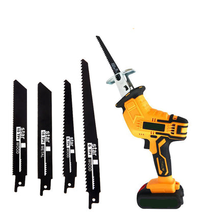 Yellow Cordless Electric Reciprocating Saw Cutter w+ Blades For Makita Battery V201-FDZ0030YL8AU