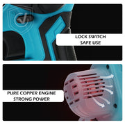6" Mini Cordless Electric Chainsaw 2X Battery Powered Wood Cutter Rechargeable V201-FDZ0036BU8AU