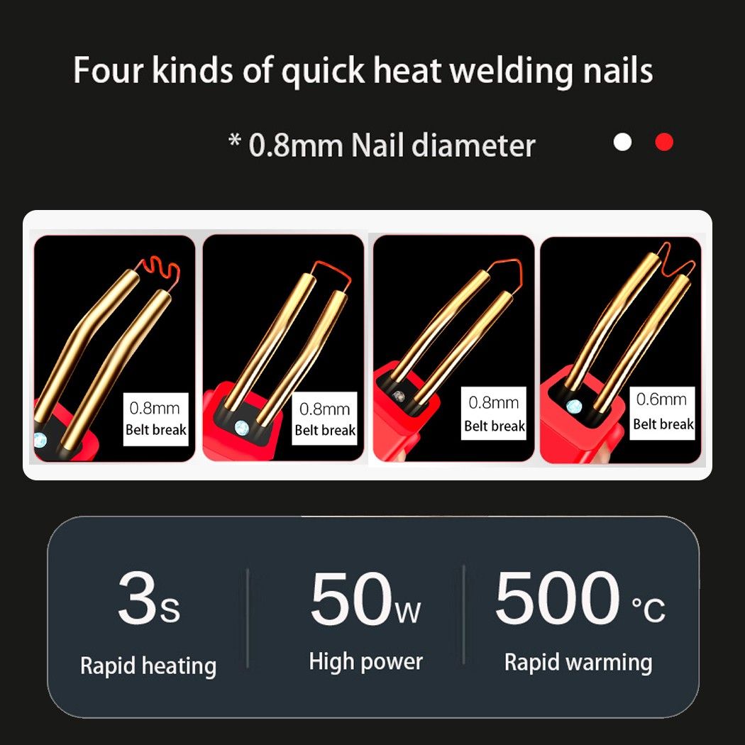 Hand held Welder Weld Repair of Plastic Cracks Hot Stapler Machine Garage Tool V201-FDZ0065RE8AU