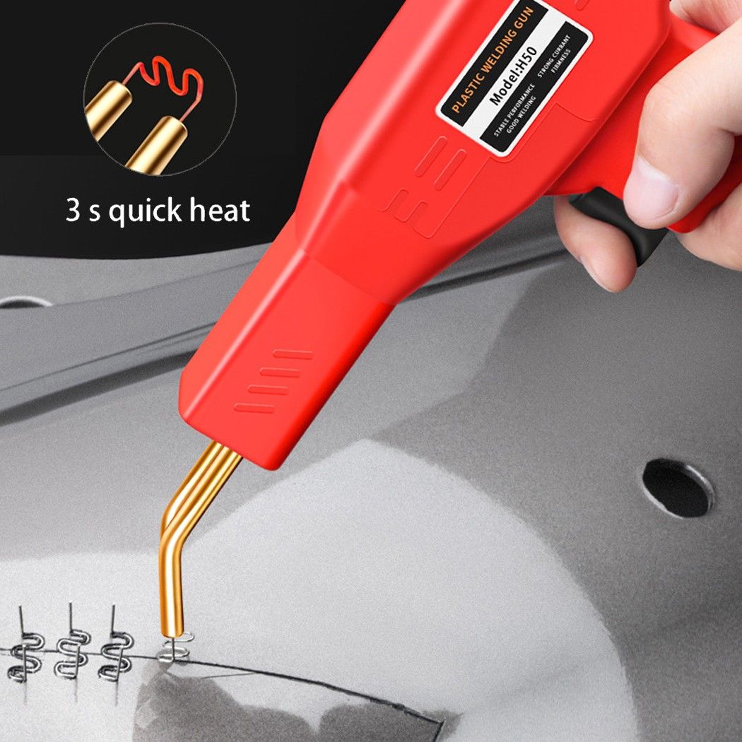 Hand held Welder Weld Repair of Plastic Cracks Hot Stapler Machine Garage Tool V201-FDZ0065RE8AU