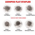 2200PCS Plastic Welder Garage Tool Hot Staple Staplers Bumper Repair Welding Kit V201-FDZ0066BL8AU