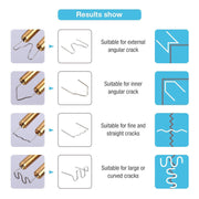 2200PCS Plastic Welder Garage Tool Hot Staple Staplers Bumper Repair Welding Kit V201-FDZ0066BL8AU