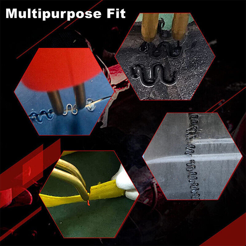 2200PCS Plastic Welder Garage Tool Hot Staple Staplers Bumper Repair Welding Kit V201-FDZ0066BL8AU