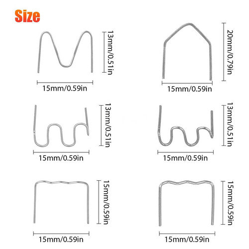 2200PCS Plastic Welder Garage Tool Hot Staple Staplers Bumper Repair Welding Kit V201-FDZ0066BL8AU
