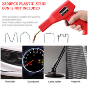 2200PCS Plastic Welder Garage Tool Hot Staple Staplers Bumper Repair Welding Kit V201-FDZ0066BL8AU