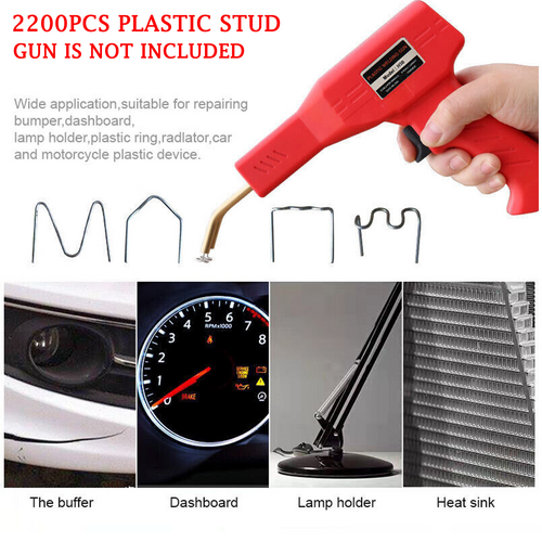 2200PCS Plastic Welder Garage Tool Hot Staple Staplers Bumper Repair Welding Kit V201-FDZ0066BL8AU