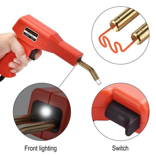 Plastic Welder Garage Tool Hot Staple Staplers Bumper Repair Welding Machine Kit V201-FDZ0067BL8AU