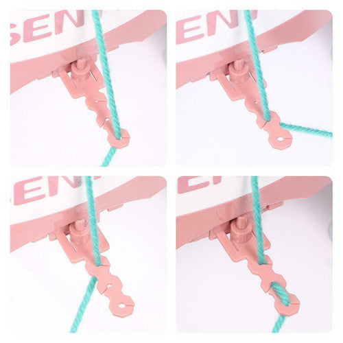 48 Needles DIY Knitting Machine Weaving Swift Yarn Fiber String Ball Wool Winder V201-FDZ0448PI8AU