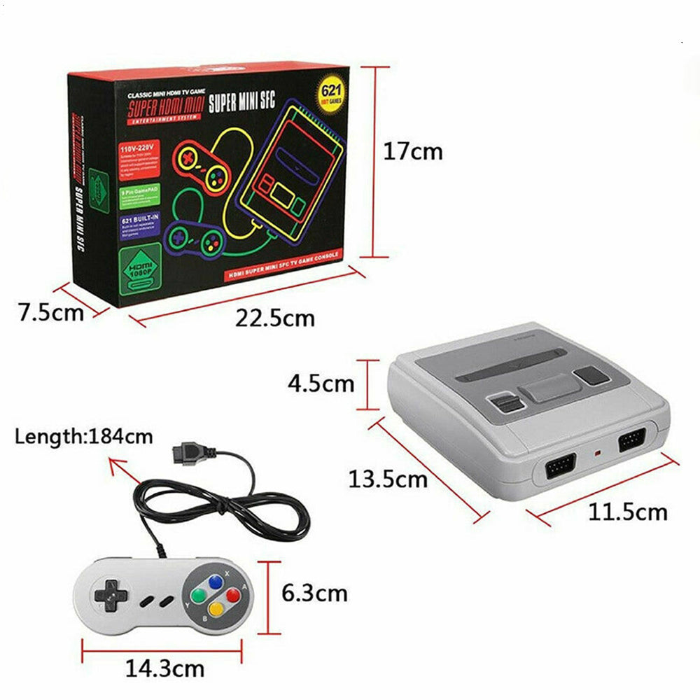 621-IN-1 Retro Classic Mini Handheld Game Console TV HDMI 2 Controller Gamepad V201-FDZ0621GR8AU