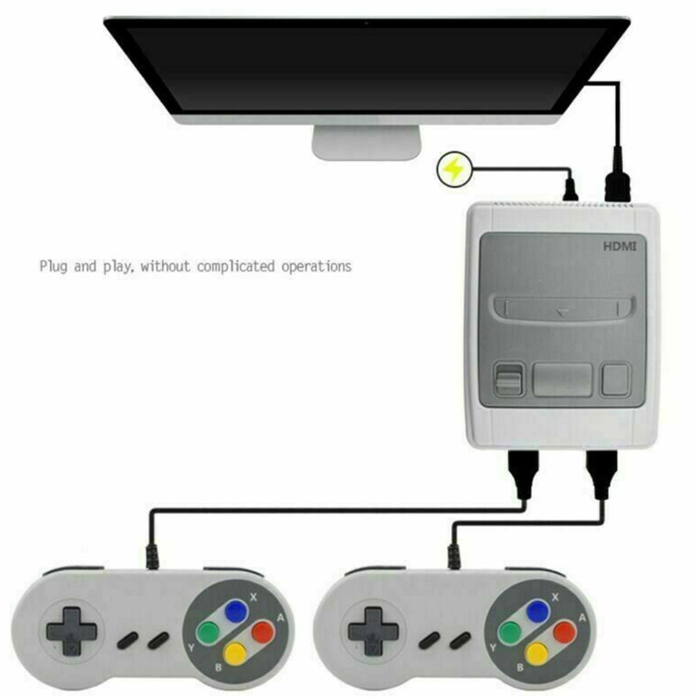 621-IN-1 Retro Classic Mini Handheld Game Console TV HDMI 2 Controller Gamepad V201-FDZ0621GR8AU