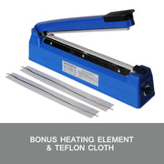 300mm Impulse Heat Sealer Sealing SAA Machine Electric Plastic Poly Bag V201-FDZ0812DB8AU