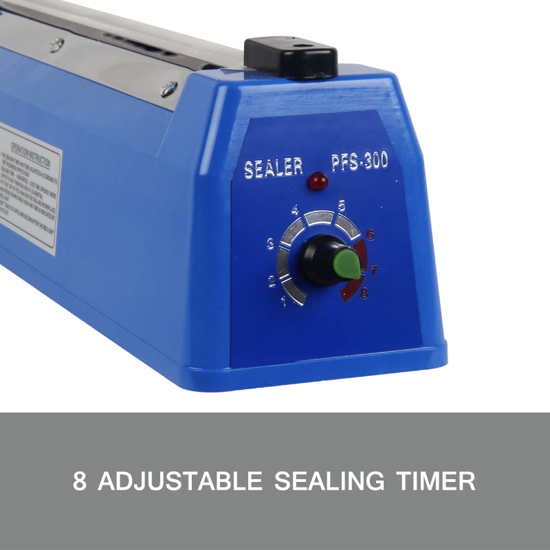 300mm Impulse Heat Sealer Sealing SAA Machine Electric Plastic Poly Bag V201-FDZ0812DB8AU