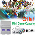 821 Games in 1 HDMI Retro Mini Game Console Classic Video Game with 2 Controller V201-FDZ0821GR8AU