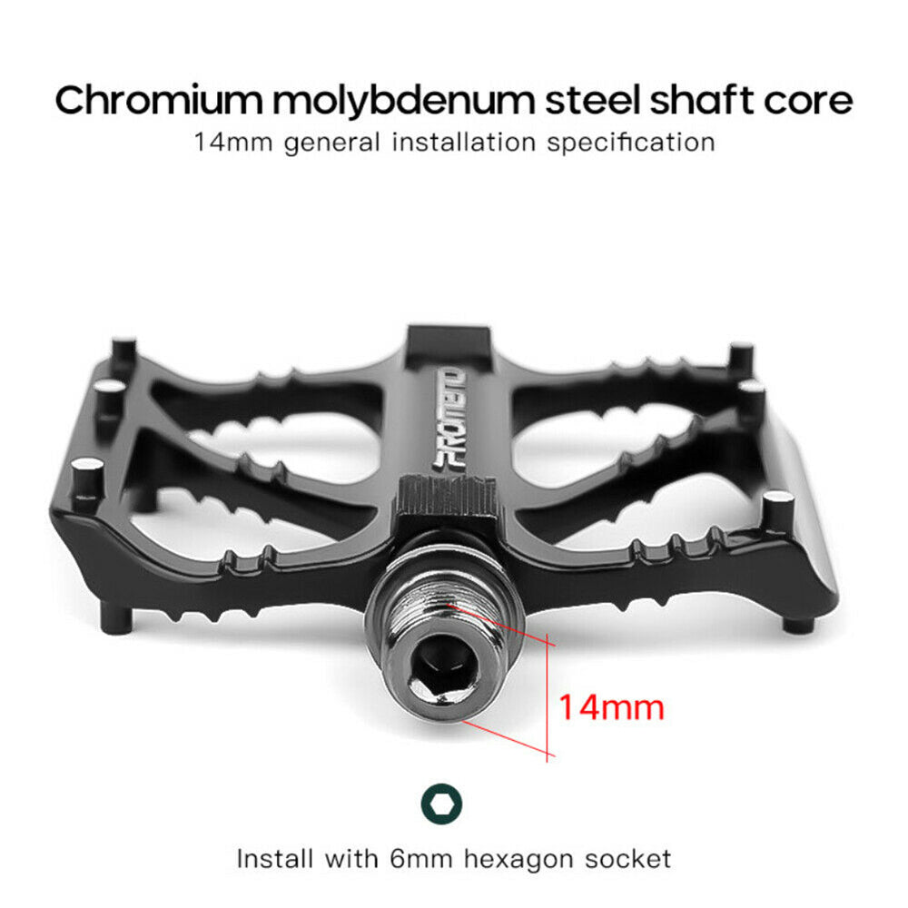 1 Pair Bicycle Pedal Mountain Road Bike Cycling Anti Slip Bearing Pedals V201-FDZ1102BL8AU