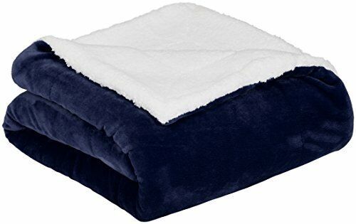 Double-side Flannel Heated Electric Throw Rug Blanket Fast Heating Warm Washable BLUE V201-FDZ1316BU8AU