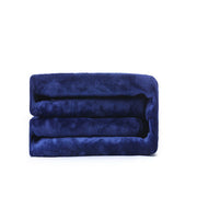 Double-side Flannel Heated Electric Throw Rug Blanket Fast Heating Warm Washable BLUE V201-FDZ1316BU8AU