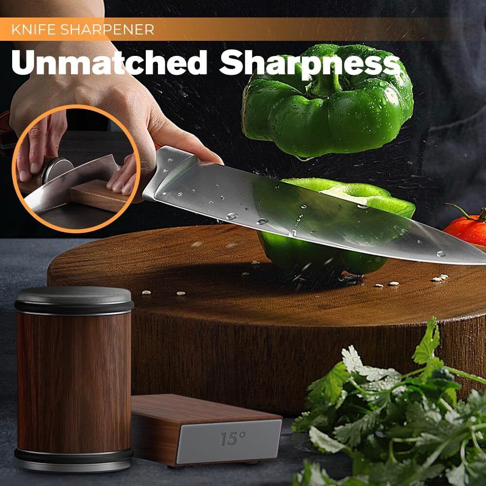 Rolling Knife Sharpener Kit For Straight Edge Roller Knife Sharpening Gift setAU V201-FDZ1520BL8AU